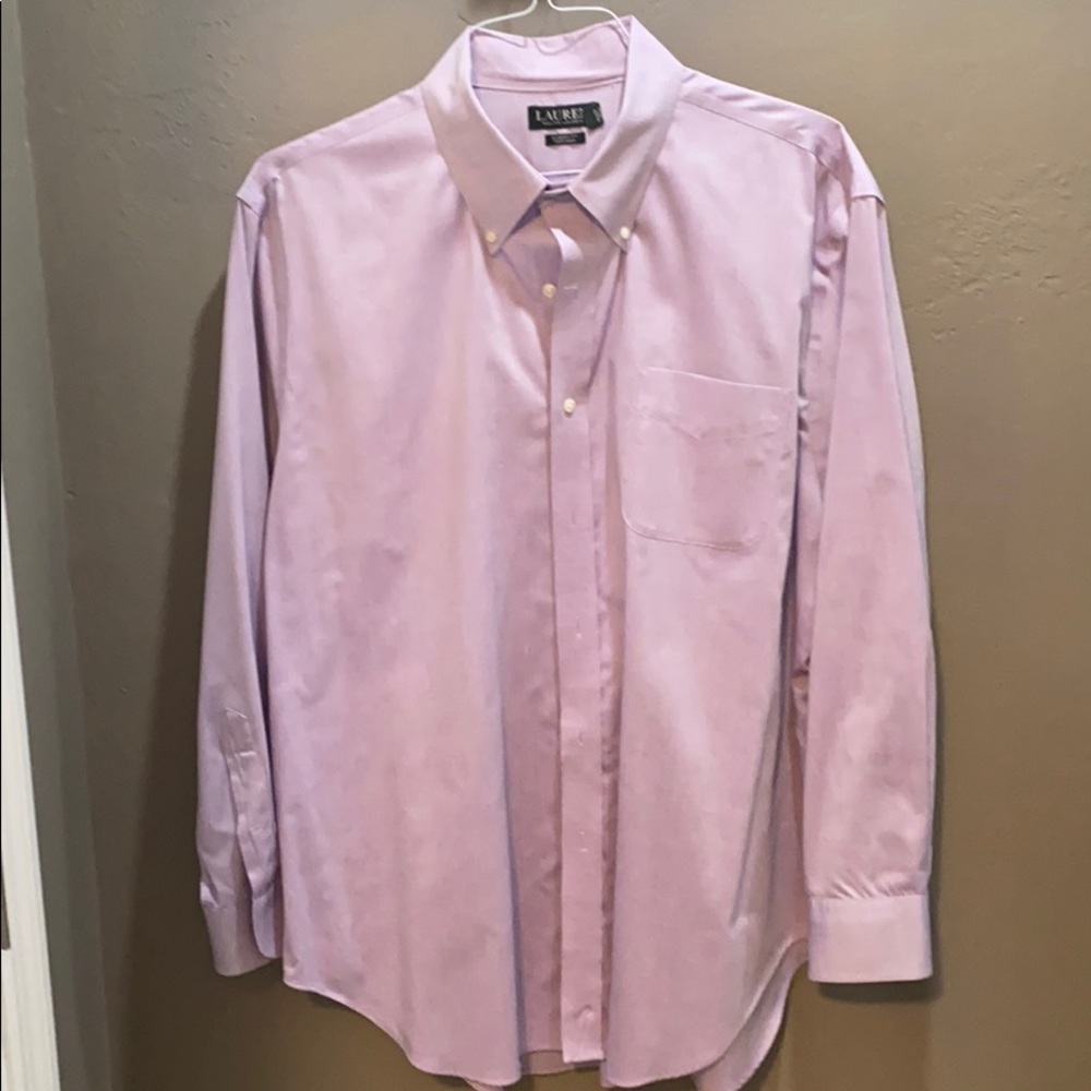 LAUREN by Ralph Lauren Mens Button Down DressShirt